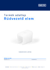 Rúdvezető elem Termék adatlap HU