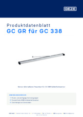 GC GR für GC 338 Produktdatenblatt DE