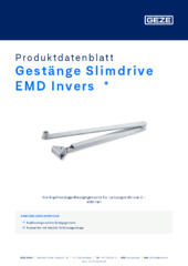 Gestänge Slimdrive EMD Invers  * Produktdatenblatt DE