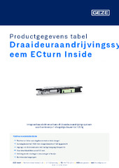 Draaideuraandrijvingssysteem ECturn Inside Productgegevens tabel NL