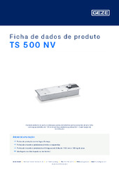 TS 500 NV Ficha de dados de produto PT