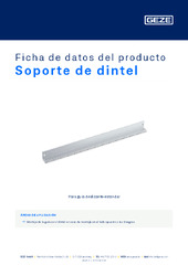 Soporte de dintel Ficha de datos del producto ES