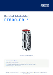 FT500-FB  * Produktdatablad DA