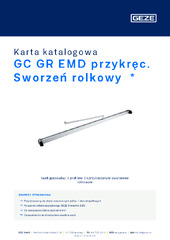 GC GR EMD przykręc. Sworzeń rolkowy  * Karta katalogowa PL