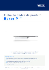 Boxer P  * Ficha de dados de produto PT