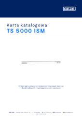 TS 5000 ISM Karta katalogowa PL