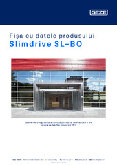 Slimdrive SL-BO Fișa cu datele produsului RO