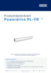 Powerdrive PL-FR  * Produktdatenblatt DE