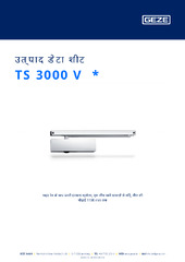 TS 3000 V  * उत्पाद डेटा शीट HI