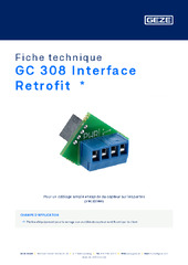 GC 308 Interface Retrofit  * Fiche technique FR