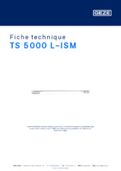 TS 5000 L-ISM Fiche technique FR