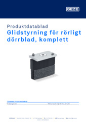 Gleitführung Fahrflügel komplett Produktdatablad SV