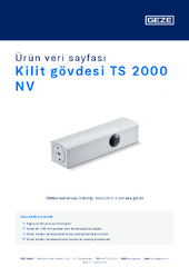 Kilit gövdesi TS 2000 NV Ürün veri sayfası TR