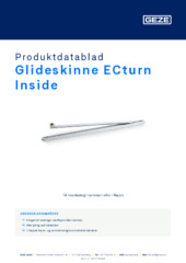 Glideskinne ECturn Inside Produktdatablad DA