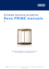Revo.PRIME manuale  * Scheda tecnica prodotto IT