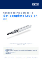 Set completo Levolan 60 Scheda tecnica prodotto IT