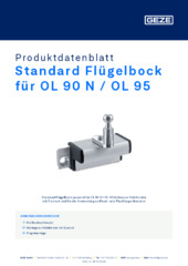 Standard Flügelbock für OL 90 N / OL 95 Produktdatenblatt DE