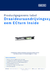 Draaideuraandrijvingssysteem ECturn Inside Productgegevens tabel NL