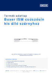 Boxer ISM csúszósín kis álló szárnyhoz Termék adatlap HU