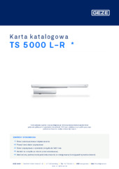 TS 5000 L-R  * Karta katalogowa PL