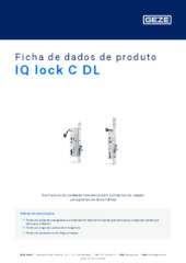 IQ lock C DL Ficha de dados de produto PT