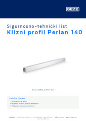 Klizni profil Perlan 140 Sigurnosno-tehnički list HR