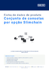 Conjunto de consolas por opção Slimchain Ficha de dados de produto PT