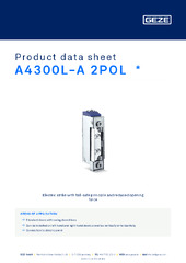 A4300L-A 2POL  * Product data sheet EN