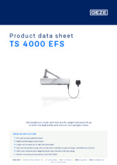TS 4000 EFS Product data sheet EN