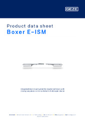 Boxer E-ISM Product data sheet EN