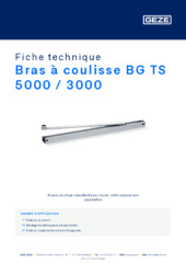 Bras à coulisse BG TS 5000 / 3000 Fiche technique FR