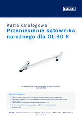 Übertragung für Eckwinkel oder Band Produkt Karta katalogowa PL