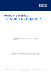TS 5000 R-ISM/S  * Produktdatablad SV