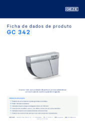 GC 342 Ficha de dados de produto PT