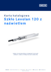 Szkło Levolan 120 z naświetlem Karta katalogowa PL