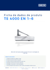 TS 4000 EN 1-6 Ficha de dados de produto PT