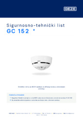 GC 152  * Sigurnosno-tehnički list HR