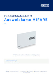 Ausweiskarte MIFARE  * Produktdatenblatt DE