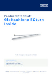 Gleitschiene ECturn Inside Produktdatenblatt DE