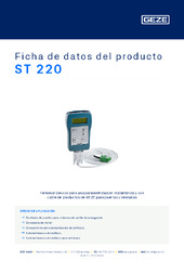 ST 220 Ficha de datos del producto ES