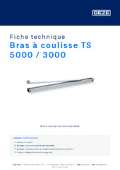 Bras à coulisse TS 5000 / 3000 Fiche technique FR