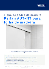 Perlan AUT-NT para folha de madeira Ficha de dados de produto PT