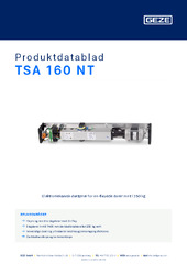 TSA 160 NT Produktdatablad NB