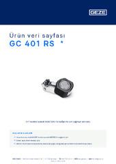 GC 401 RS  * Ürün veri sayfası TR