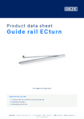 Guide rail ECturn Product data sheet EN