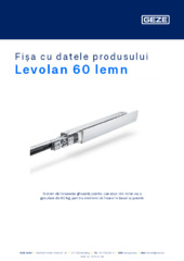 Levolan 60 lemn Fișa cu datele produsului RO