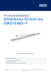 Glidskena Slimdrive EMD/EMD-F Produktdatablad SV