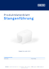 Stangenführung Produktdatenblatt DE