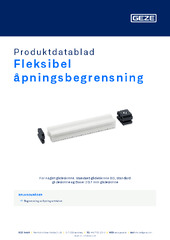 Fleksibel åpningsbegrensning Produktdatablad NB