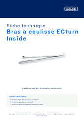 Bras à coulisse ECturn Inside Fiche technique FR